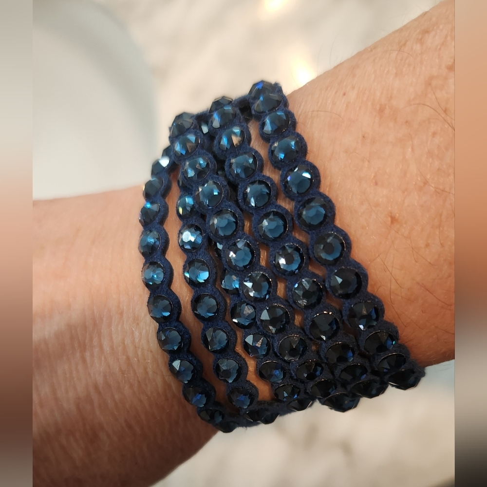 Swarovski Blue crystal,power collection  Bracelet
